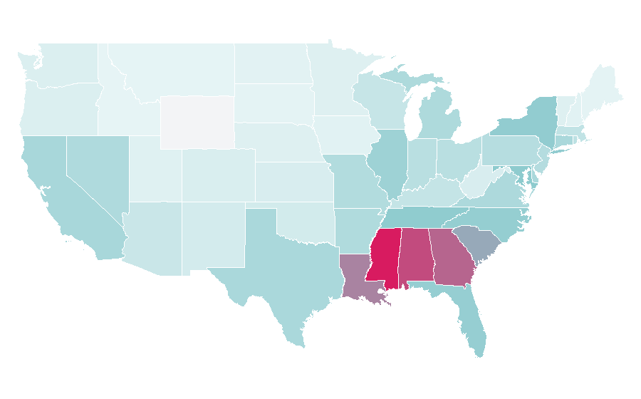 Affinity by region — Von Dutch, United States