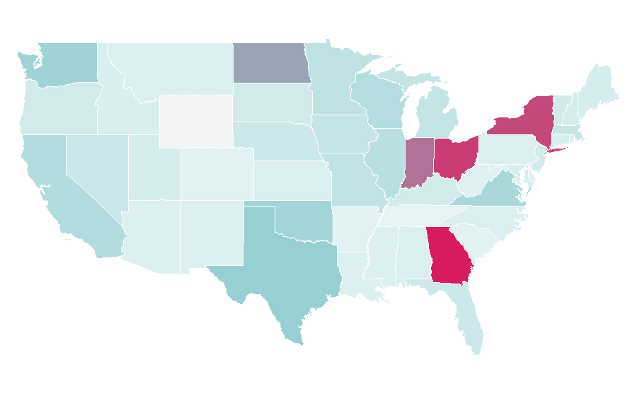 Affinity by region — Voss, United States