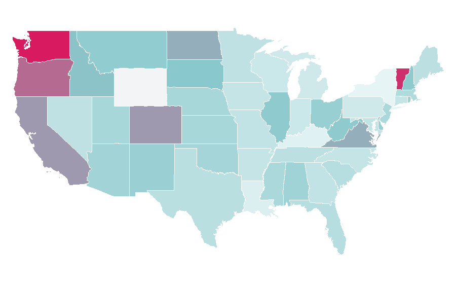 Affinity by region — VSP Vision Care, United States