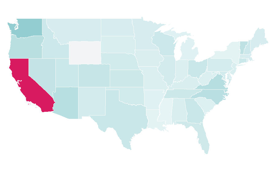 Affinity by region — VTEC, United States