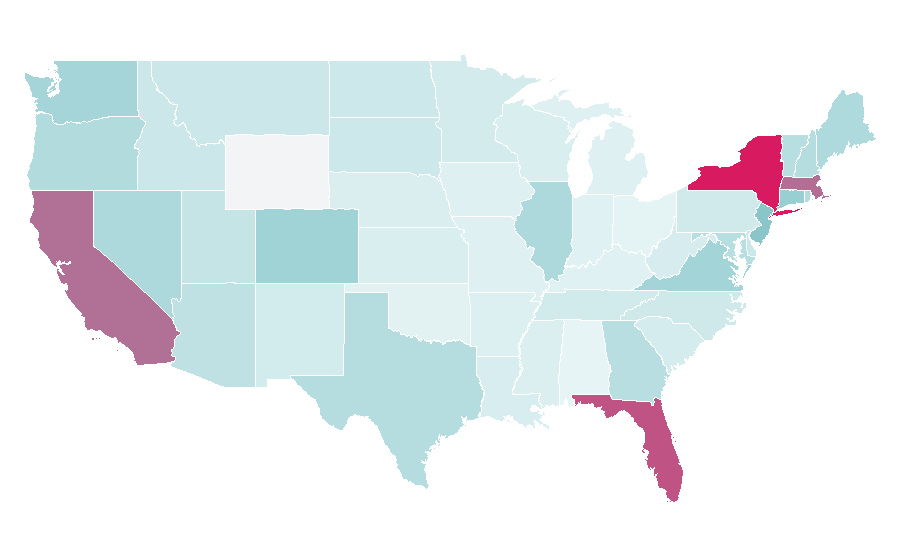 Affinity by region — Vueling, United States