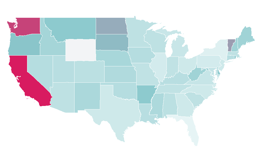 Affinity by region — Vũng Tàu, United States