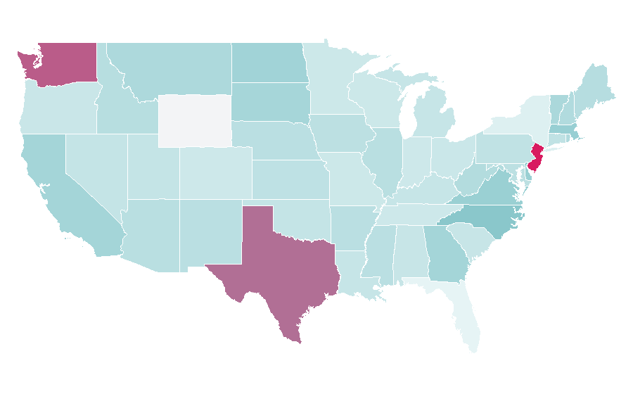 Affinity by region — W for Woman, United States