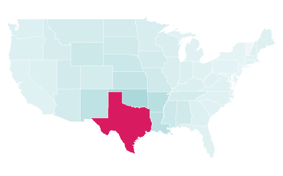 Affinity by region — Waco, Texas, United States