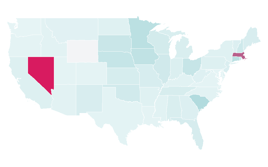 Affinity by region — Wahlburgers, United States