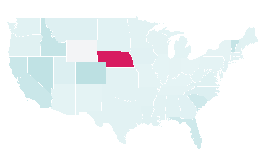 Affinity by region — Wahoo, United States