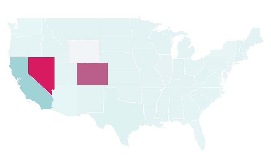 Affinity by region — Wahoo's Fish Taco, United States