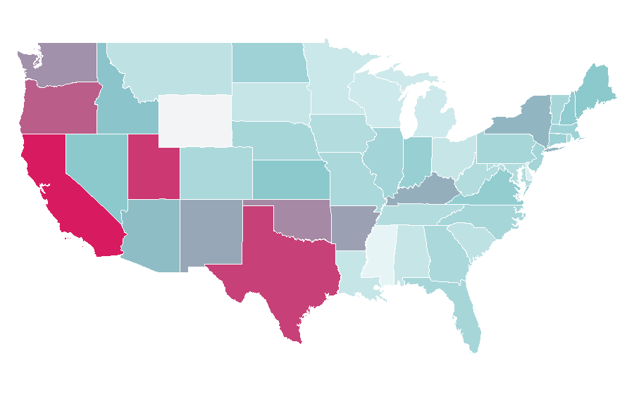Affinity by region — Walkman, United States