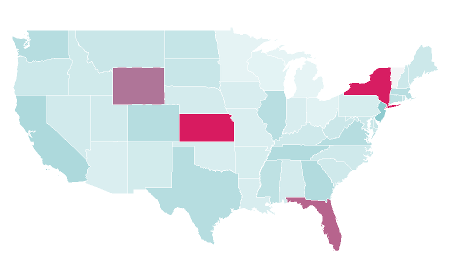 Affinity by region — Wallapop, United States