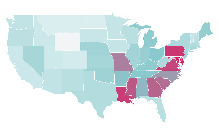 Affinity by region — Wanda Sykes, United States