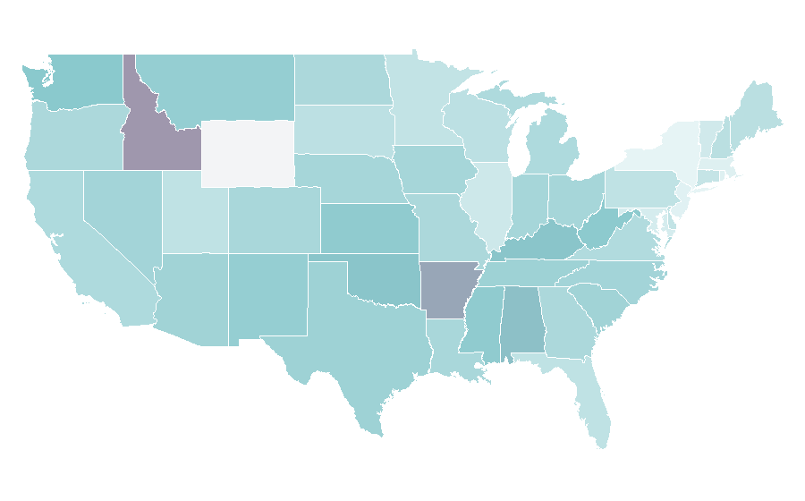 Affinity by region — War Machine, United States