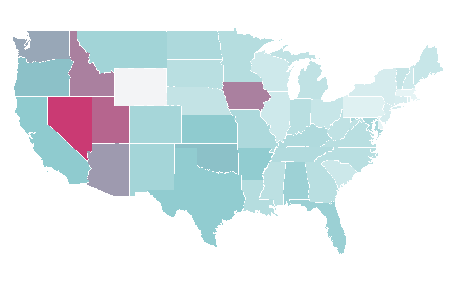 Affinity by region — Warcraft, United States