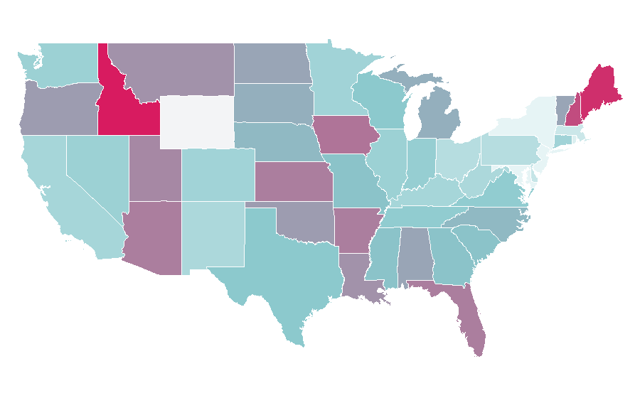 Affinity by region — Warranty, United States