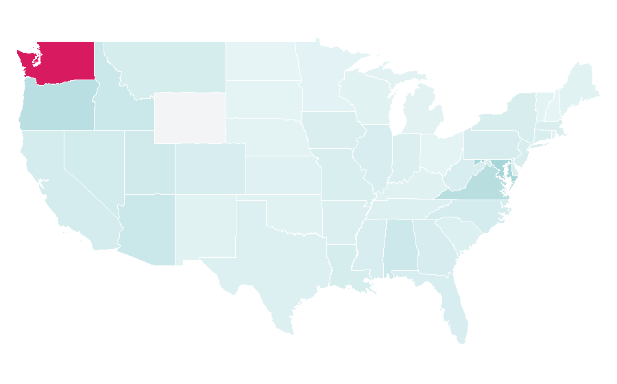 Affinity by region — Washington, United States