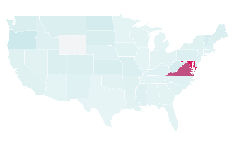 Affinity by region — Washington Spirit, United States