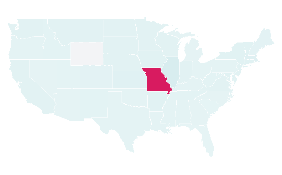 Affinity by region — Washington University in St. Louis, United States