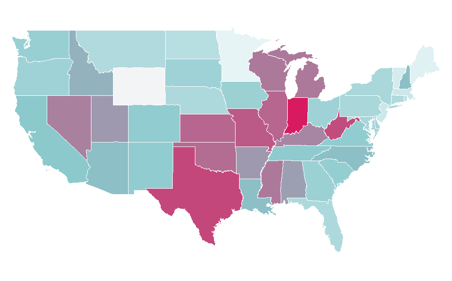 Affinity by region — Watch Dogs, United States