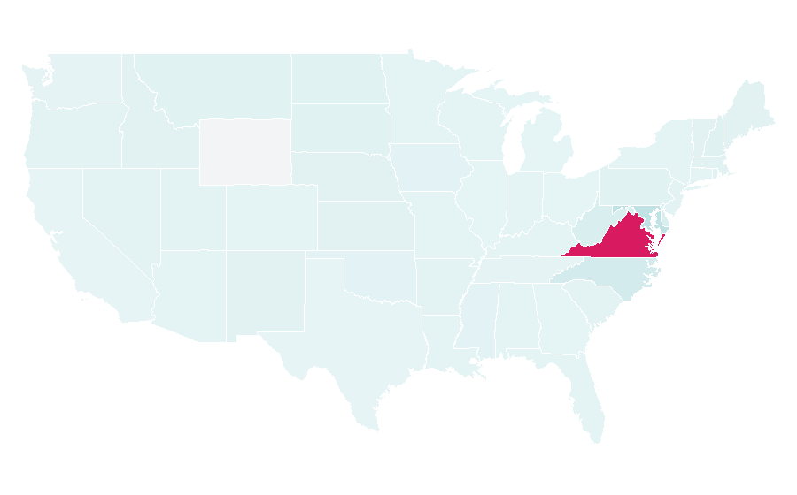 Affinity by region — Water Country USA, United States