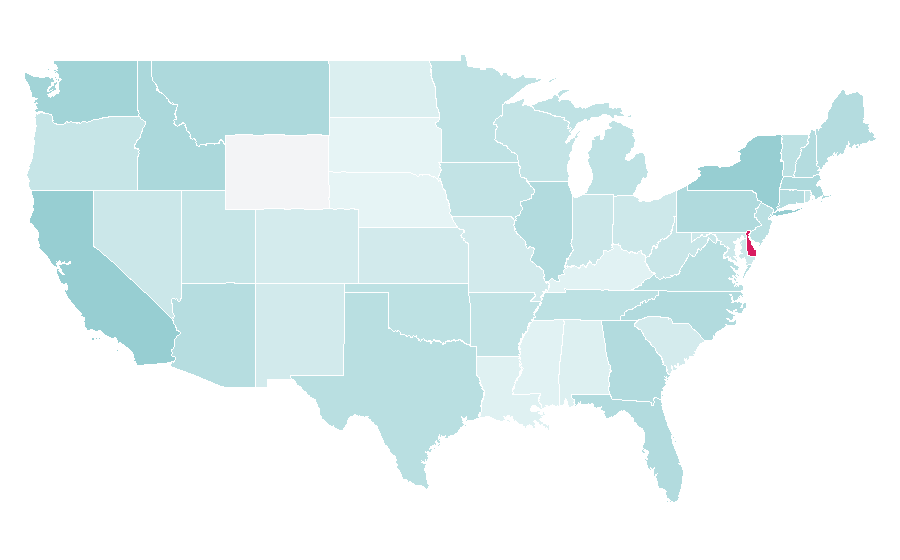 Affinity by region — Water filter, United States