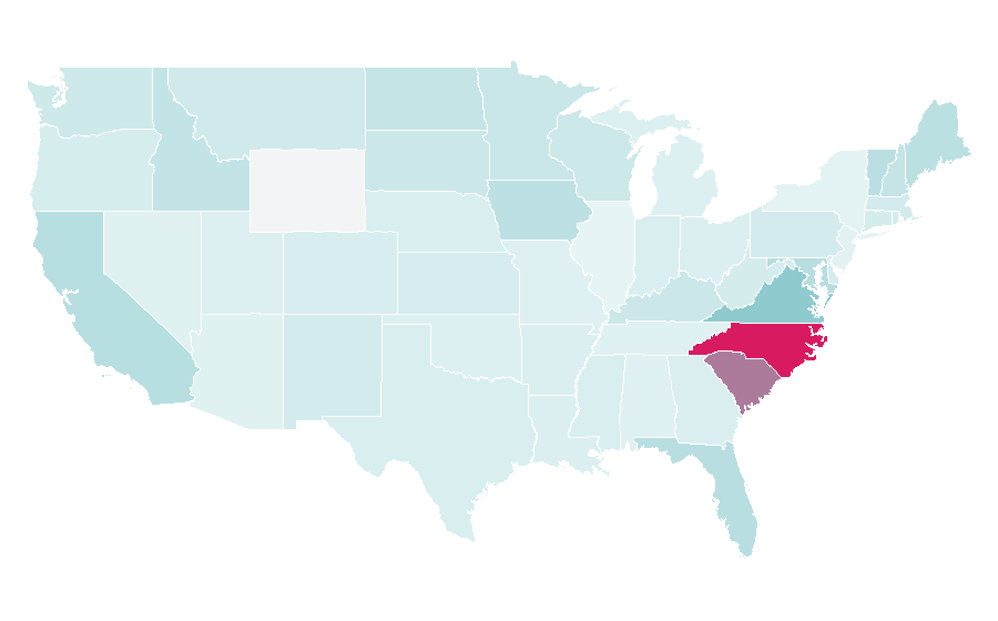 Affinity by region — Water quality, United States