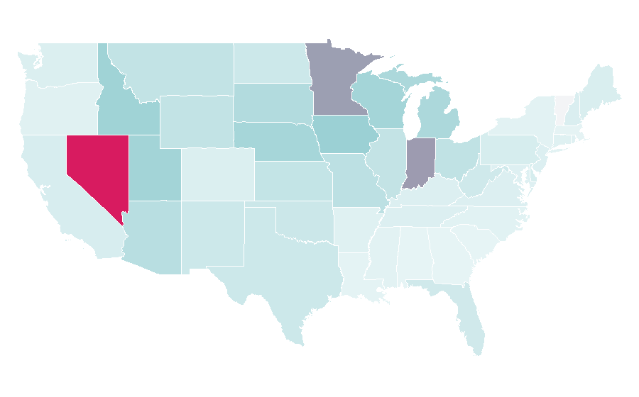 Affinity by region — Water softening, United States