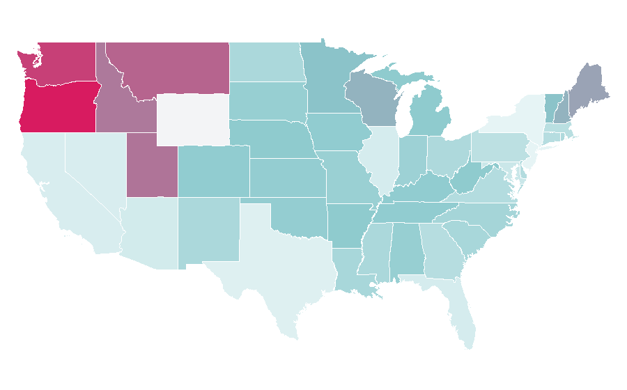 Affinity by region — Waterproof fabric, United States