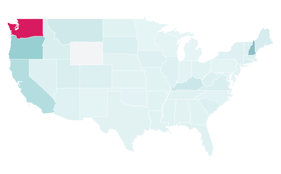 Affinity by region — Wayfarer, United States