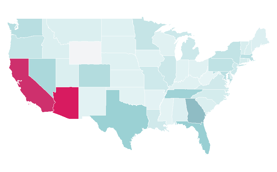 Affinity by region — Waymo, United States