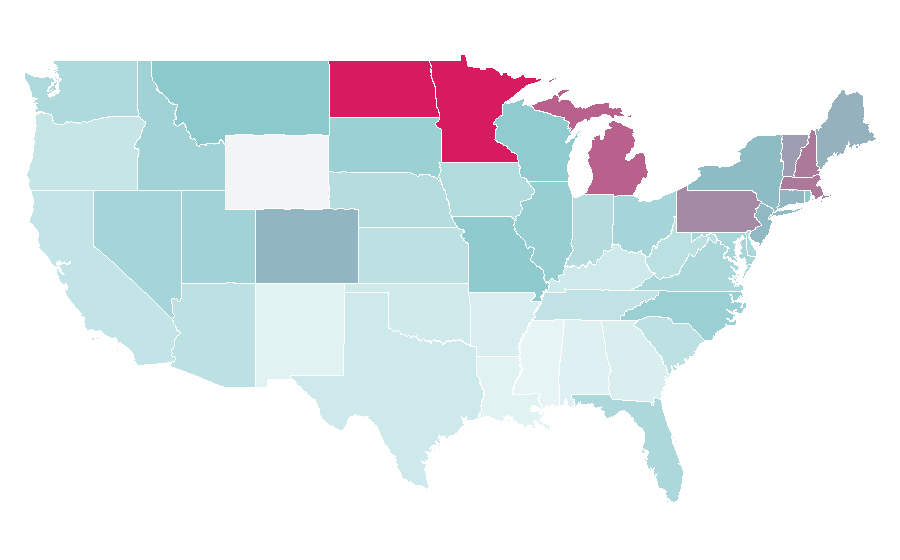 Affinity by region — Wayne Gretzky, United States