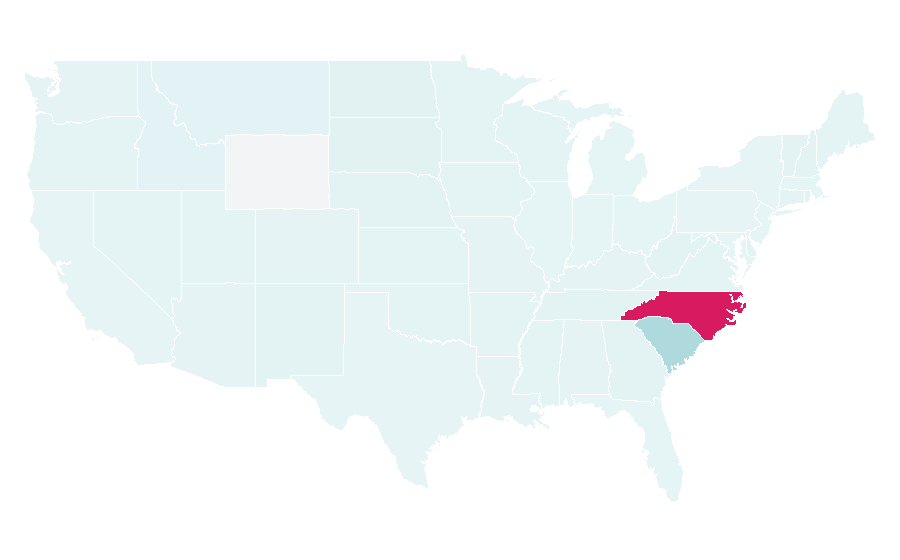 Affinity by region — WBTV, United States