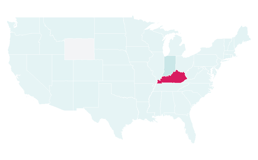 Affinity by region — WDRB News, United States