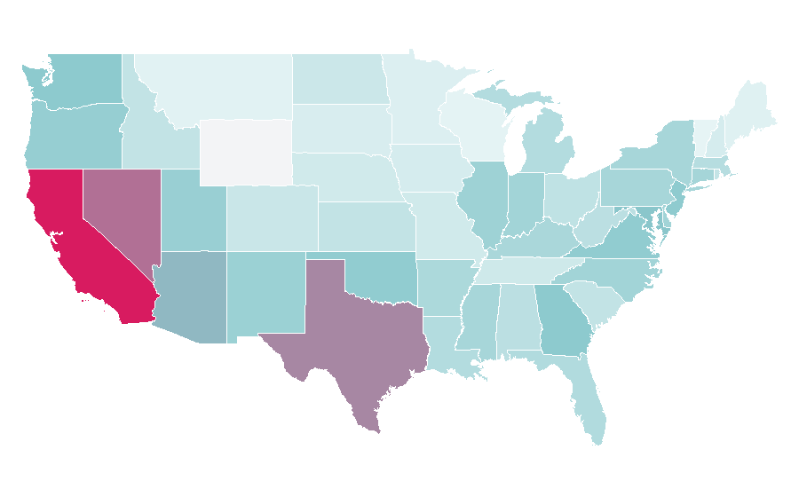 Affinity by region — We Bare Bears, United States