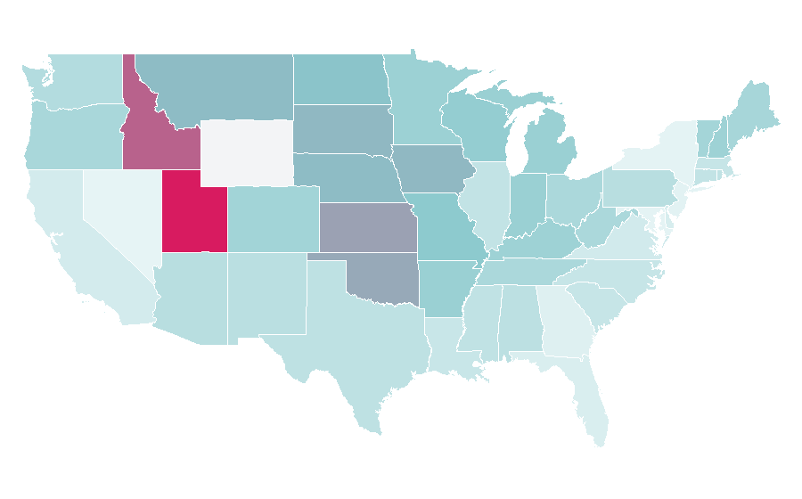 Affinity by region — We Bought a Zoo, United States