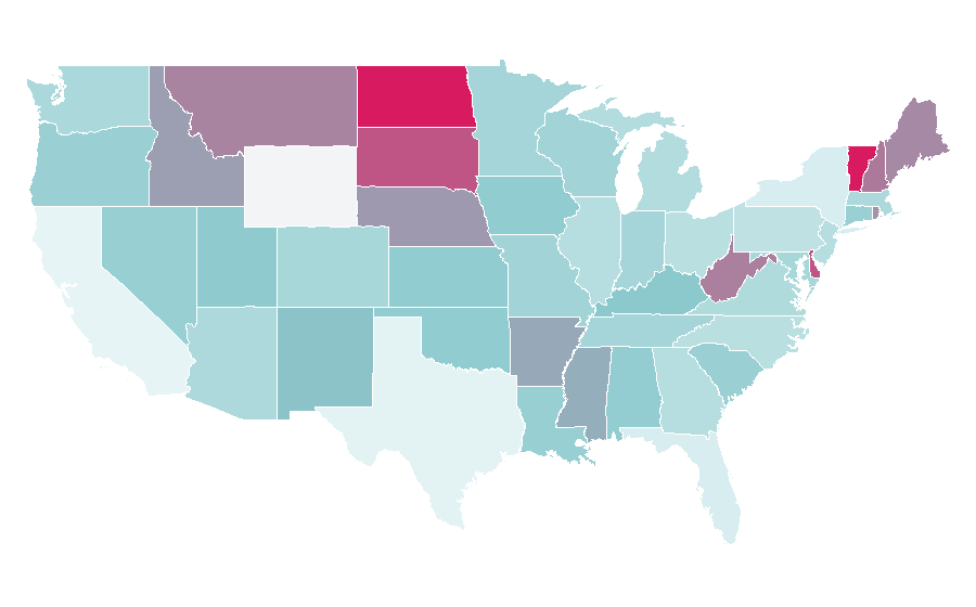 Affinity by region — Wearable computer, United States