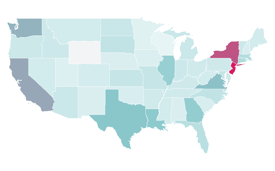 Affinity by region — Web series, United States