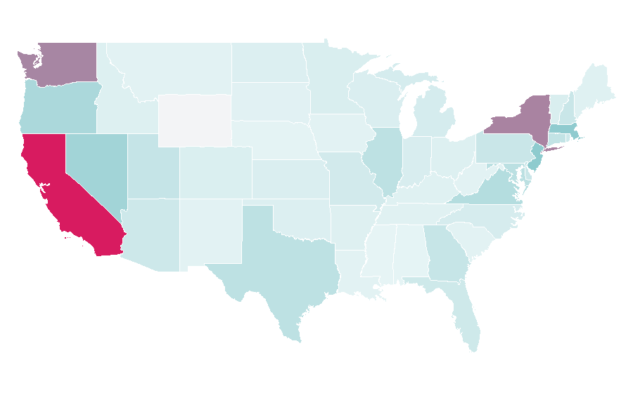 Affinity by region — WeChat, United States