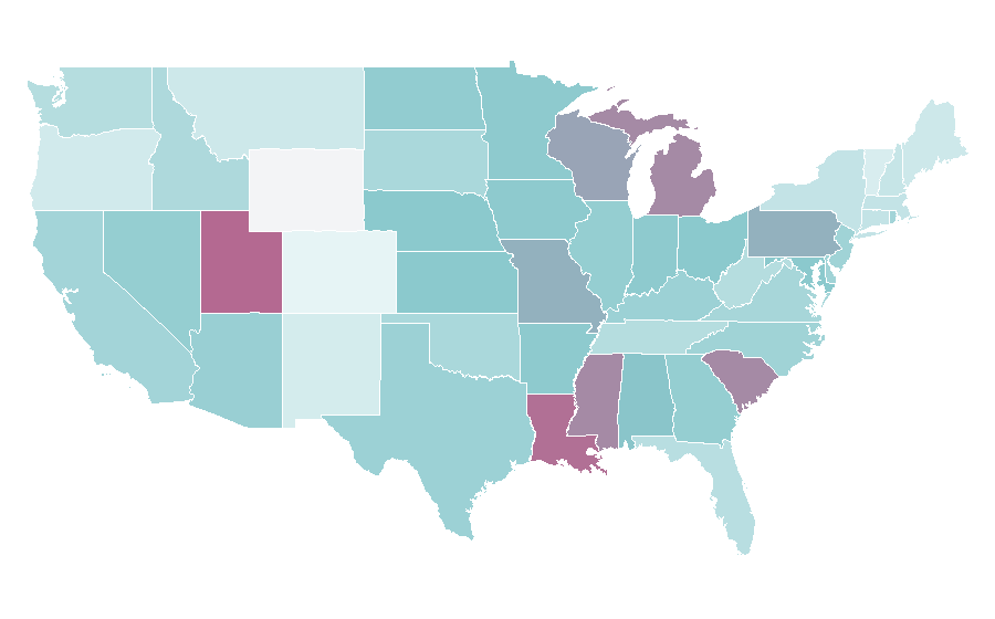 Affinität nach Region — Wedding reception, USA