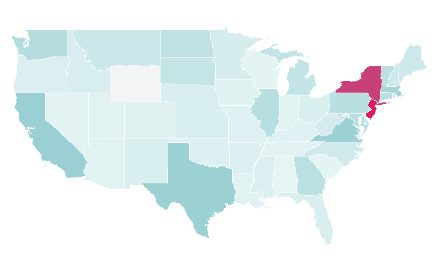 Affinity by region — Wedding sari, United States