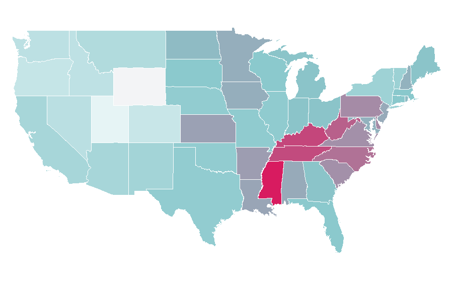 Affinity by region — Wegovy, United States