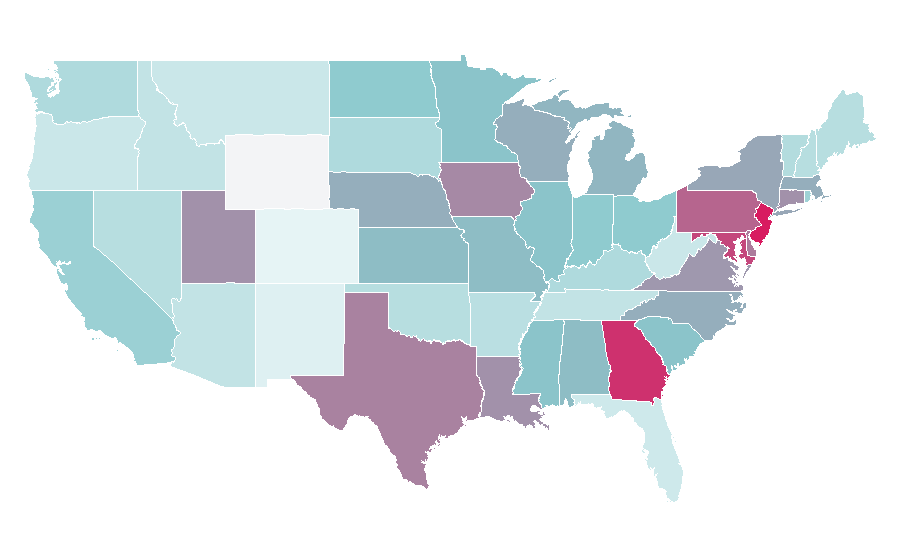 Affinity by region — Welch's Fruit Snacks, United States