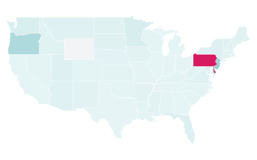 Affinity by region — Wells Fargo Center, United States
