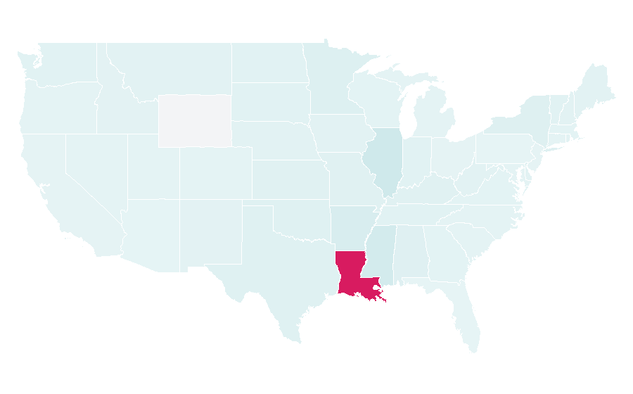 Affinity by region — West Monroe, Louisiana, United States