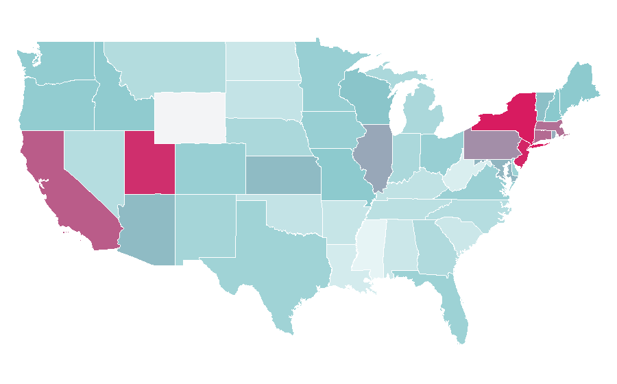 Affinity by region — West Side Story, United States