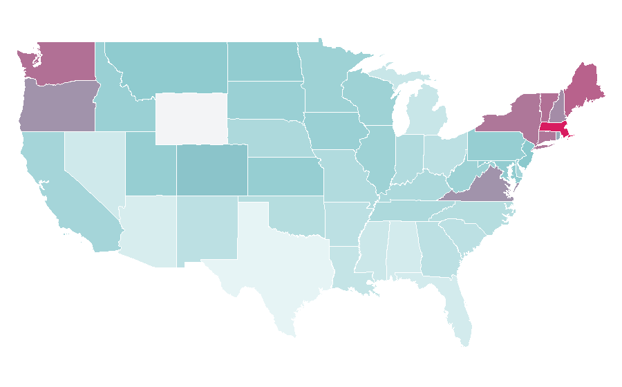 Affinity by region — West Yorkshire, United States