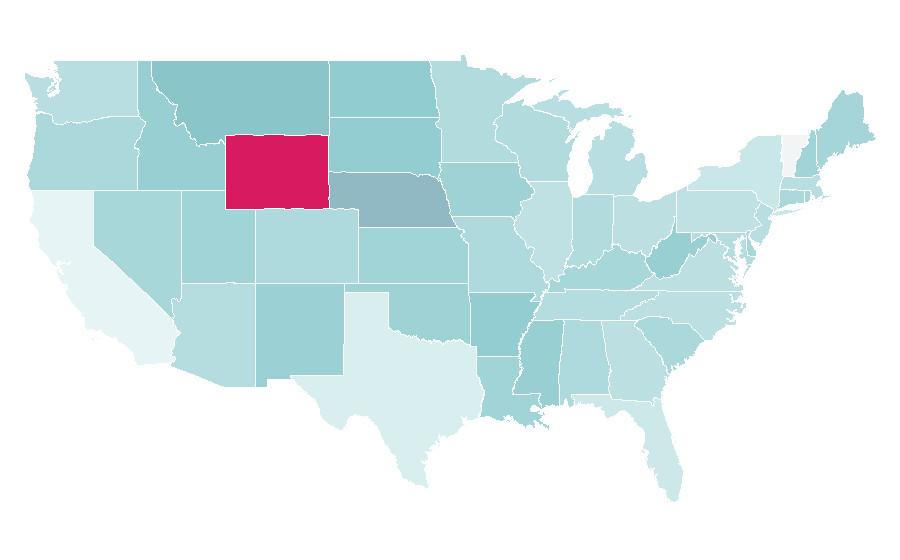 Affinity by region — Western lifestyle, United States