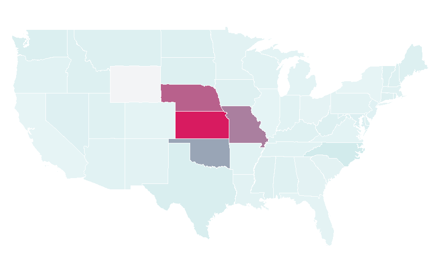 Affinity by region — Westlake Ace Hardware, United States