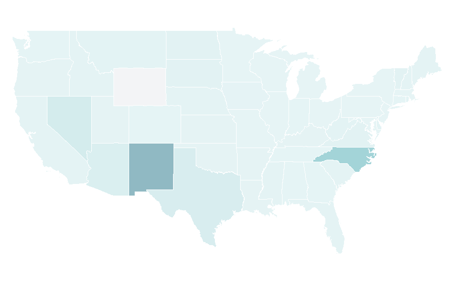 Affinity by region — Wet 'n Wild (brand), United States