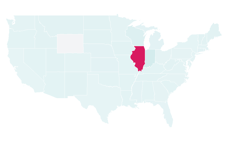 Affinity by region — WGN-TV, United States