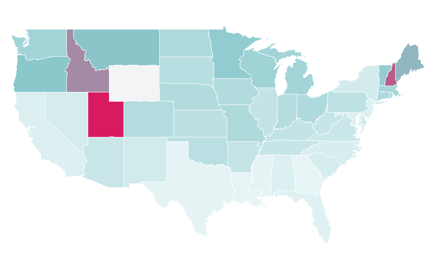 Affinity by region — What About Bob?, United States