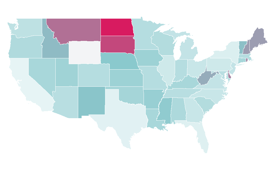 Affinity by region — Whey concentrate, United States